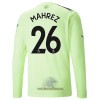 Officiële Voetbalshirt Manchester City Mahrez 26 Derde 2022-23 Lange Mouw - Heren